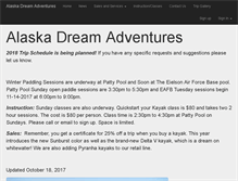 Tablet Screenshot of alaskadreamadventures.com